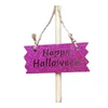 Kép 2/2 - Happy Halloween kopogtató, függő dísz seprű