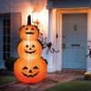 Kép 1/2 - Felfújható tök kültéri dekoráció Halloween-re 125 cm