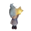 Kép 2/4 - Karácsonyi dekorációs ledes figura lány vagy fiú 18 cm 