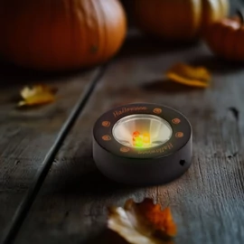 Halloweeni led hangulatvilágítás tökös díszítésű