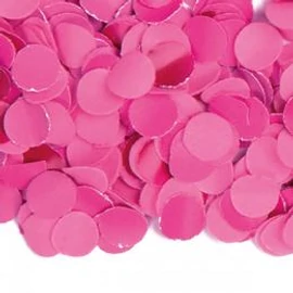 Sötét pink kerek papírkonfetti 2,5 cm 100 g 