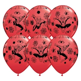 11 inch-es Pókember - Marvel's Spiderman Red Lufi (6 db/csomag)