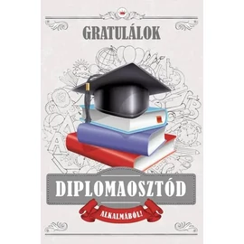 Gratulálok diplomaosztód alkalmából képeslap borítékkal