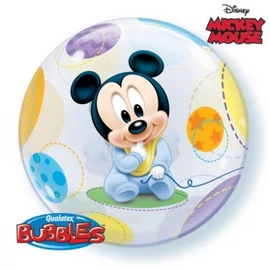 22 inch-es Disney Baby Mickey Bubbles Lufi Babaszületésre