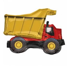 Dump Truck Teherautó, Dömper fólia lufi 81 cm 