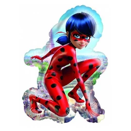 Miraculous - Katicabogár - Lady bug óriás fólia lufi 86 cm 