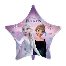 Jégvarázs Anna és Elsa csillag alakú fólia lufi