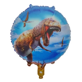 T-rex kerek fólia lufi 18 inch ( 46 cm )