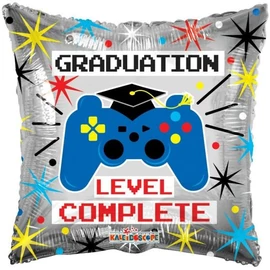 Graduation level complete ballagási fólia lufi kontroller mintával kockáknak  18 inch