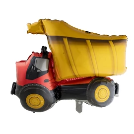 Dump Truck Teherautó, Dömper fólia lufi 78x65 cm 