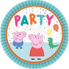 Peppa malac, PARTY papír tányér 23 cm 8 db