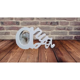 Képtartó anya felirattal