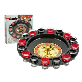 Italozós játék roulette 16 db pohárral 2-8 fő számára