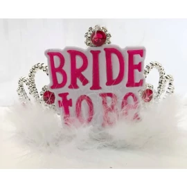 Bride to be tiara fehér