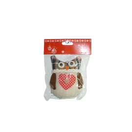 Őszi dekoráció bagoly formájú felakasztható dísz