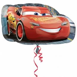 Óriás Villám Mcqueen -Lightning Mcqueen -Cars  fólia lufi 76 cm