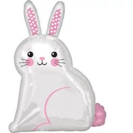 Nyuszi - Satin Bunny Super Shape Fólia Lufi Húsvétra