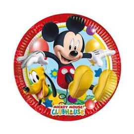 Mikiegér Playful Mickey Parti Tányér - 20 cm, 8 db-os