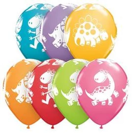 11 inch-es Cute and Duddly Dinosaurs - Dínós - Assortment Lufi (6 db/csomag)