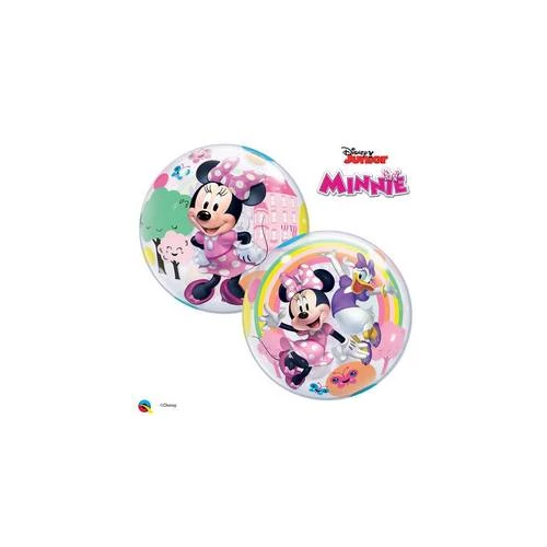 Minnie egér és Daisy bubbles lufi 22 inch