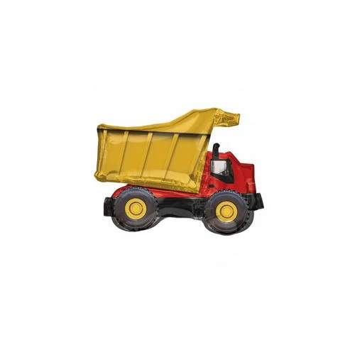 Dump Truck Teherautó, Dömper fólia lufi 81 cm 