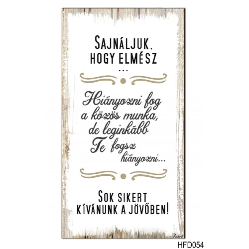 Sajnáljuk, hogy elmész hűtőmágnes fa dekor 