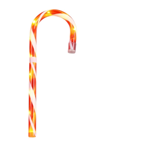Karácsonyi dekor LED -es cukorbot 45 cm 
