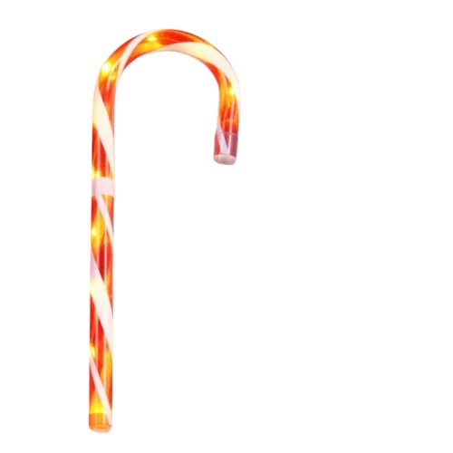 Karácsonyi dekor LED -es cukorbot 75 cm 